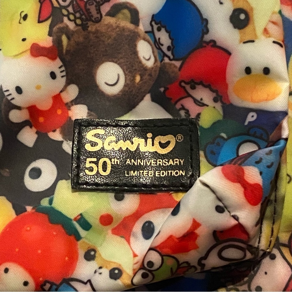 SANRIO Hello Kitty 50th Anniversary Limited Edition Backpack 12”x16 1/2” - Picture 2 of 8